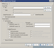 ProfPDF Protection Manager screenshot